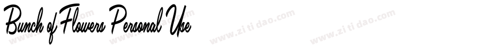 Bunch-of-Flowers-Personal-Use-2字体转换