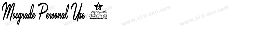 Mosgrade-Personal-Use-2字体转换