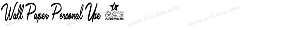 Wall-Paper-Personal-Use-2字体转换