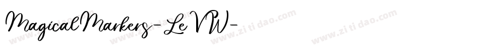 MagicalMarkers-LeVW字体转换