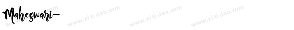 Maheswari字体转换
