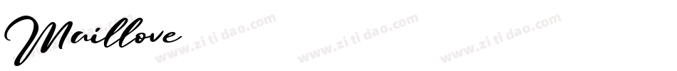 Maillove字体转换