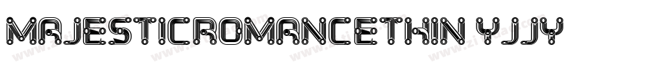 MajesticRomanceThin-Yjjy字体转换