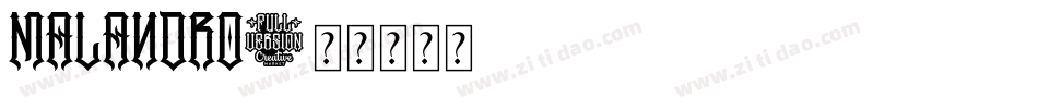 Malandro字体转换