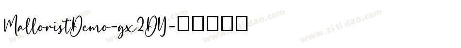 MalloristDemo-gx2DY字体转换