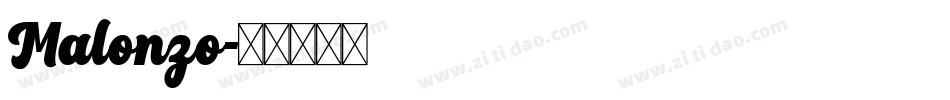 Malonzo字体转换