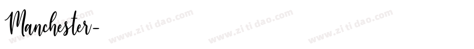 Manchester字体转换
