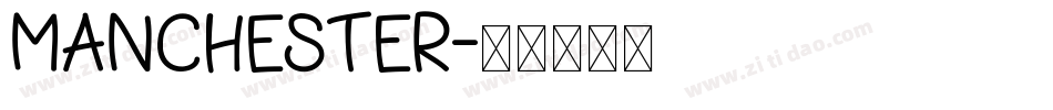 Manchester字体转换