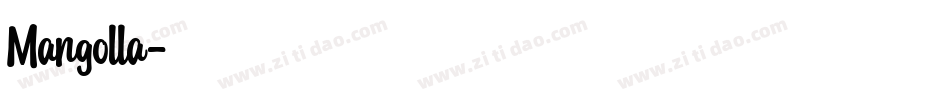 Mangolla字体转换