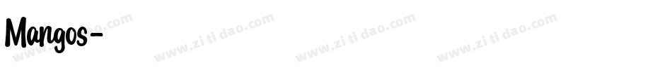 Mangos字体转换