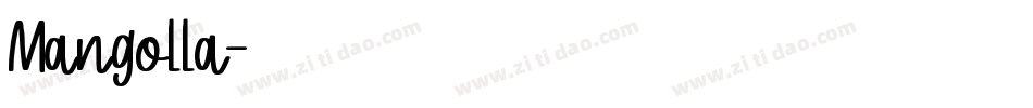 Mangolla字体转换
