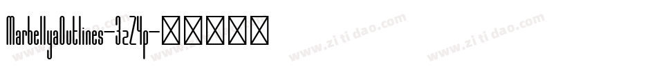 MarbellyaOutlines-3zZ4p字体转换