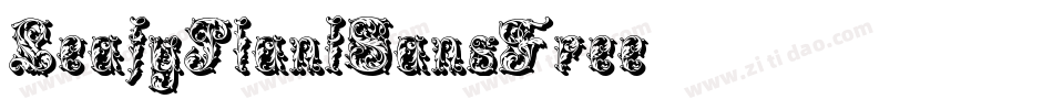 LeafyPlantSansFree字体转换