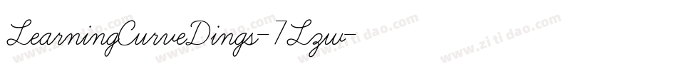 LearningCurveDings-7Lzw字体转换