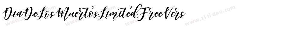DiaDeLosMuertosLimitedFreeVersion-Jwdn字体转换
