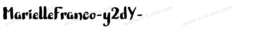 MarielleFranco-y2dY字体转换