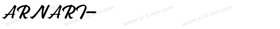 ARNARI字体转换