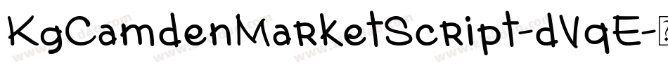 KgCamdenMarketScript-dVqE字体转换