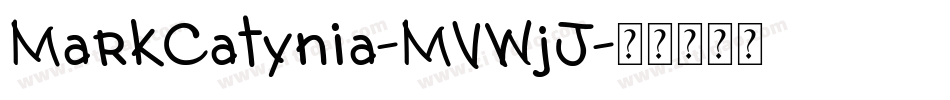 MarkCatynia-MVWjJ字体转换