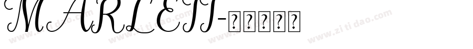 MARLETT字体转换