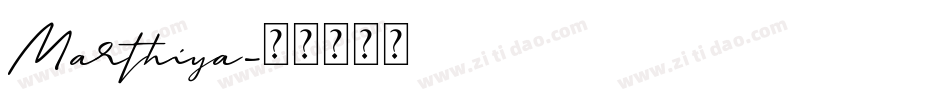 Marthiya字体转换