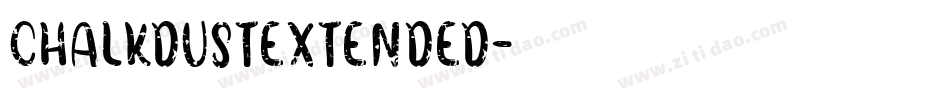 ChalkDustExtended字体转换