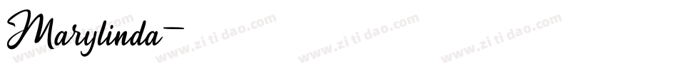 Marylinda字体转换