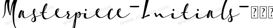 Masterpiece-Initials字体转换