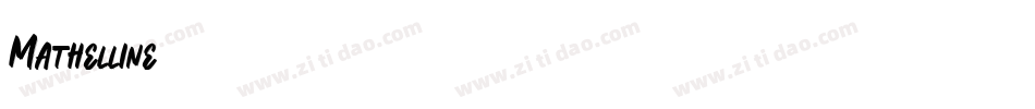 Mathelline字体转换