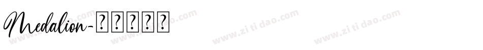 Medalion字体转换