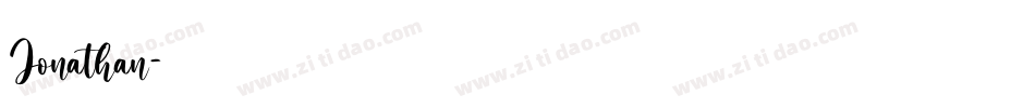 Jonathan字体转换