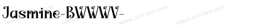 Jasmine-BWWWV字体转换 Jasmine-BWWWV字体转换