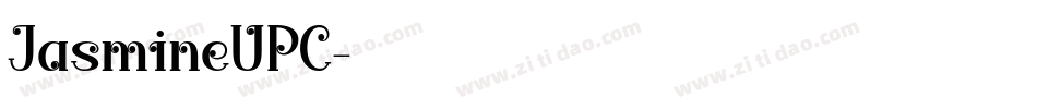 JasmineUPC字体转换 JasmineUPC字体转换