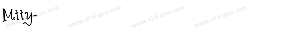 Miiy字体转换