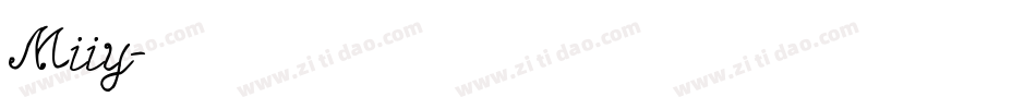 Miiy字体转换