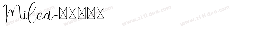 Milea字体转换