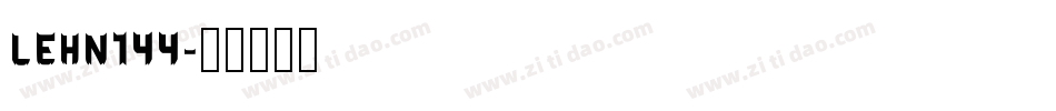 LEHN144字体转换