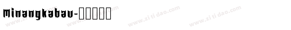 Minangkabau字体转换