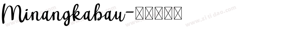 Minangkabau字体转换