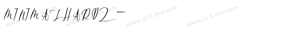 MINIMALHARD2字体转换
