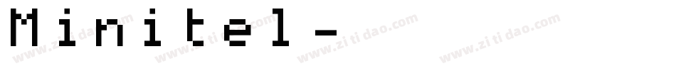 Minitel字体转换