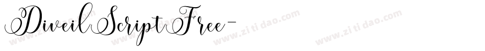 DiveilScriptFree字体转换