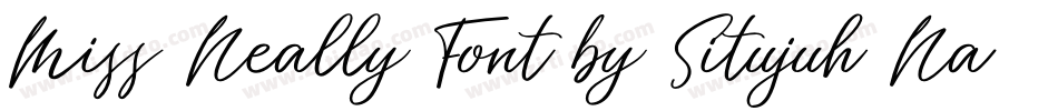 Miss-Neally-Font-by-Situjuh-Nazara-2字体转换
