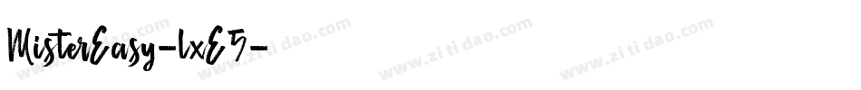 MisterEasy-lxE5字体转换