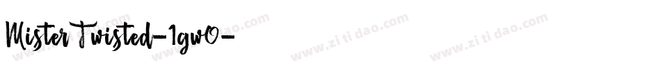 MisterTwisted-1gw0字体转换
