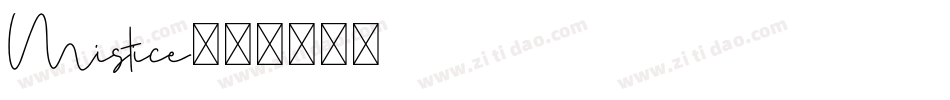 Mistice字体转换
