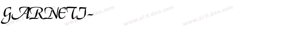 GARNETI字体转换