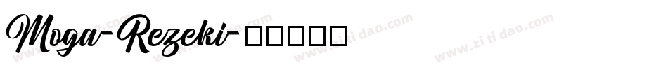 Moga-Rezeki字体转换