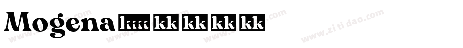 Mogena字体转换
