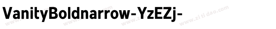 VanityBoldnarrow-YzEZj字体转换